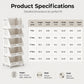 📢📢40% OFF !! ⏰Multi-Tier Foldable Storage Organizer with Wheels