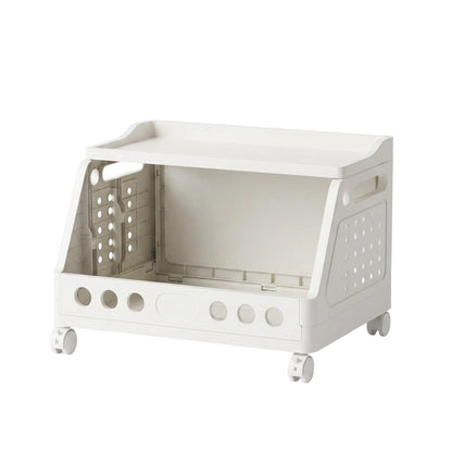 📢📢40% OFF !! ⏰Multi-Tier Foldable Storage Organizer with Wheels