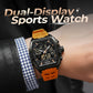 📢📢50% OFF !! ⏰ Men's Dual Display Sports Watch – Analog-Digital Watch with Luminous Dial