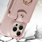📢📢40% OFF !! ⏰ Crossbody Wallet Phone Case – RFID Blocking, Accordion Card Slot & Detachable Strap – Litchi Pattern PU Leather ✨