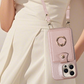 📢📢40% OFF !! ⏰ Crossbody Wallet Phone Case – RFID Blocking, Accordion Card Slot & Detachable Strap – Litchi Pattern PU Leather ✨