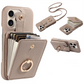 📢📢40% OFF !! ⏰ Crossbody Wallet Phone Case – RFID Blocking, Accordion Card Slot & Detachable Strap – Litchi Pattern PU Leather ✨