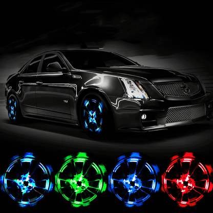 📢📢40% OFF !! ⏰ Turn Heads & Stay Safe – Weatherproof LED Tyre Lights with Long Battery Life