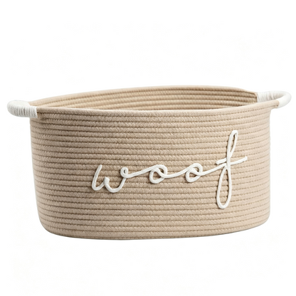 🧺 50% OFF NOW! 🐾 Hand-Woven Pet Toy Storage Basket – Natural material, durable & stylish – Keeps toys tidy & easily accessible 🧸