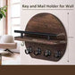 📢📢50% OFF !!⏰Wall Mount Key Holder with Shelf & Hooks
