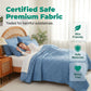 🛏️ Solid Color 100% Cotton Bedding 4-Piece Set