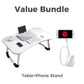 📢📢50% OFF !!⏰Foldable Laptop Bed Table with Cup Holder