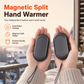📢📢40% OFF !! ⏰Magnetic Split 2-in-1 Rechargeable Hand Warmer Mini Portable USB Electric Hand Warmer