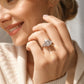 📢📢50% OFF !! ⏰Elegant Square Cut Zircon Ring