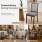 📢📢50% OFF !! ⏰ Stretch Dining Chair Seat Cover – Strapless Elastic Slipcover with Elegant Textured Pattern for Home Dining Room