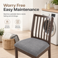 📢📢50% OFF !! ⏰ Stretch Dining Chair Seat Cover – Strapless Elastic Slipcover with Elegant Textured Pattern for Home Dining Room
