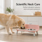 📢📢50% OFF !! ⏰Elevated Detachable Pet Double Bowls