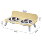 📢📢50% OFF !! ⏰Elevated Detachable Pet Double Bowls