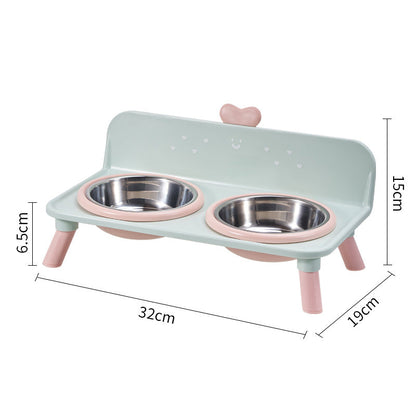 📢📢50% OFF !! ⏰Elevated Detachable Pet Double Bowls