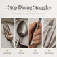 📢📢50% OFF !! ⏰4-Piece Stainless Steel Flatware Set