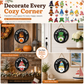 Interchangeable Wooden Gnome Welcome Sign Holiday Hanging Plaque for Christmas and Halloween Wall Decor