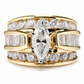 📢📢40% OFF !! ⏰Plated Cubic Zirconia Engagement Ring Fashion Jewelry