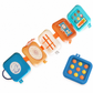 📢📢40% OFF !! ⏰Sensory Busy Ball Stacking Toy and Multi Sided Activity Cube Busy Board for Early Education