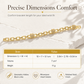 📢📢50% OFF !! ⏰Gold Rhinestone Heart and Square Hollow Rectangular Grid Chain Bracelet