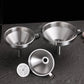📢📢50% OFF !! ⏰ Stainless Steel Filter Funnel – Kitchen & Lab Multi-Use ✨