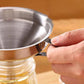 📢📢50% OFF !! ⏰ Stainless Steel Filter Funnel – Kitchen & Lab Multi-Use ✨