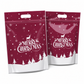 📢📢40% OFF !! ⏰50 Pack Christmas Candy Bags Cartoon Stand Up Zipper Pouches for Snowflake Crisp Cookie and Baking Food Packaging