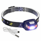 📢📢50% OFF !! ⏰ Smart Sensor Headlamp: Hands-Free, 5 Light Modes, USB Rechargeable, IPX4