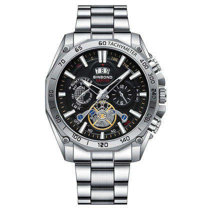 📢📢50% OFF !! ⏰Men's Stainless Steel Waterproof Luminous Watch⌚