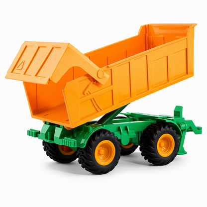 📢📢50% OFF !! ⏰Large Kids Farm Tractor Toy Set with Trailer Accessories Friction Powered and Remote Control Engineering Vehicles for Boys