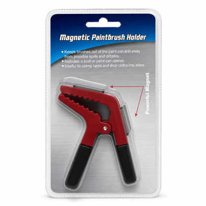 📢📢50% OFF !! ⏰Double Sided Magnetic Paint Brush Clip with Universal Clamping Holder Plastic Paintbrush Tool