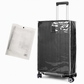 📢📢50% OFF !! ⏰ Thickened Waterproof Clear PVC Luggage Cover – Scratch-Resistant Transparent Suitcase Protector with Handle Cutouts ✈️