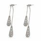 📢📢50% OFF !! ⏰Women's Dual Wear Zircon Water Drop Tassel Earrings✨Gold Plated Elegant Drop Earrings