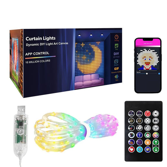 🌈🎶✨Waterproof LED Curtain String Lights
