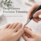 📢📢40% OFF !! ⏰Stainless Steel Ingrown Toenail Clipper and Dead Skin Nipper 2 Piece Manicure Set