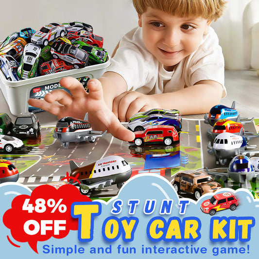 📢📢40% OFF !! ⏰ Stunt Toy Car Kit – Christmas gift & action-packed fun ✨