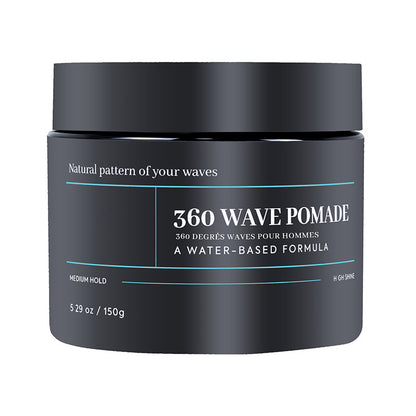 🌊 LIMITED-TIME 50% OFF! ⚡ Wave Pomade Water Based Hair Wax – Medium Hold, High Shine, Easy Wash ✨