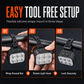 Bright Bicycle Light Front Headlight and Rear Taillight for Mountain Bike Night Riding Safety Warning Cycling Accessories