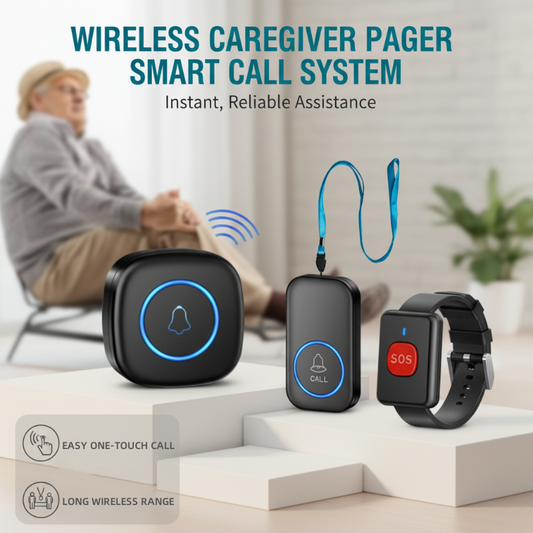 📢📢50% OFF !! ⏰Wireless Caregiver Pager Smart Call System