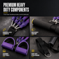📢📢 50% OFF! 💪 Pedal Resistance Band – 4 Resistance Levels, Reinforced Carabiners & Full-Body Home Workouts