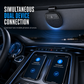 SP11 Car Sun Visor Bluetooth Hands Free Speakerphone with Vibration Activated Auto Power On A2DP Support and Caller ID Voice Prompt