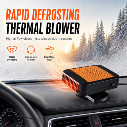 📢📢40% OFF !! ⏰Portable 12V Car and Windshield Defroster Defogger Fan for Vehicles
