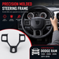 🔥50% OFF!!📢🚗 Car Steering Wheel Cover Trim – Add a Custom Interior Touch to 1500, 2500 & 3500 Pickup Trucks, Easy to Fit & Style ✨