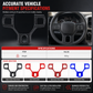 🔥50% OFF!!📢🚗 Car Steering Wheel Cover Trim – Add a Custom Interior Touch to 1500, 2500 & 3500 Pickup Trucks, Easy to Fit & Style ✨