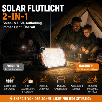 📢📢40%  OFF !! ⏰ Solar Powered Portable Handheld Lantern