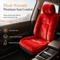 🔥50% OFF!!📢Universal Winter Warm Plush Car Seat Covers Solid Color Comfortable Car Seat Cushion Set