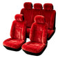 🔥50% OFF!!📢Universal Winter Warm Plush Car Seat Covers Solid Color Comfortable Car Seat Cushion Set