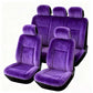 🔥50% OFF!!📢Universal Winter Warm Plush Car Seat Covers Solid Color Comfortable Car Seat Cushion Set
