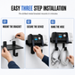 🏠 CPAP Bedside Organizer & Wall Mount Shelf | Secure, Space-Saving Storage