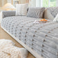 Super Soft Puffy Plush Non-Slip Sofa Cushion Covers