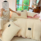 🔥Hot Sale🔥 Luxury Soft Solid Color Bedding 4-pices-Set